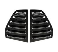 Rear Window Canard Canards For VW For Golf 5 For MK5 2003-2010 Car Rear Triangle Blinds Louvers Cover Protector Stickers Glass Window Shutter(Glossy Black)