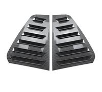 Rear Window Canard Canards For VW For Golf 6 For MK6 For GTI For R 2008 2009 2010 2011 2012 Pair Rear Window Louver Shutter Cover Trim Spoiler(Carbon Fiber Look)