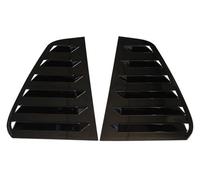 Rear Window Canard Canards For VW For Golf 7 For MK5 For MK6 For MK7 For MK7.5 2003-2020 Pair Window Shutter Cover Louver Trim Spoiler(Glossy Black)