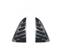 Rear Window Canard Canards For VW For Polo For MK5 For 6R For 6C 2011-2018 Rear Window Shutter Cover Trim Tail Triangle Louver Side Vent(Carbon Look)