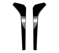 Rear Window Canard Canards For VW For Tiguan For Line For MK2 2017 2018 2019 2020 2021 2022 2023 Pair Glossy Black Car Rear Window Side Spoiler
