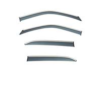 rear window deflectors For Mitsubishi for Eclipse for Cross 2018-2022 Car Sun Visor Wind Deflectors Rain Guard Door for Vent Shades for(PS electroplating)