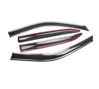 rear window deflectors For Mitsubishi for Eclipse for Cross Car Accessories Window Visor for Vent Shade Rain Sun Wind Guard Deflectors 2017-2021