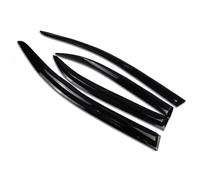 rear window deflectors For Mitsubishi for Lancer EX 2008-2017 4Pcs Black Car Window Wind Deflectors Awning Shield Rain Sun Snow Shelters