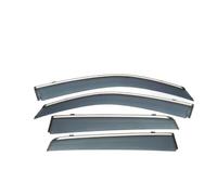 rear window deflectors For Mitsubishi for Outlander 2016-2020 Window Visor Deflector Visors Shade Sun Rain Guard Cover Shield Awning Trim