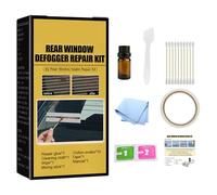 Rear Window Defogger Repair Kit, Conductive Grid Line Fix For Car Windshield, Universal DIY Defroster Repair Tool With Glue & Tools, 37g Weight, For All Car Models