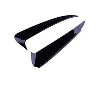 Rear Window Louver Fit For Mercedes-Benz C-Class W205 C43 C63 2014-2019 Rear Bumper Surrounds The Air Outlet Tail Car Body Kits(Glossy black)