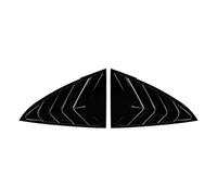 Rear Window Louver Fit For Tesla Model 3 2017-2024 Rear Car Window Shutter Spoiler Car Stickers Decoration Modification Accessories(Black)
