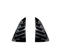 Rear Window Louver Fit For VW Polo MK5 6R/6C 2011-2018 Rear Window Louver Shutter Side Vent Trim Exterior Styling Accessories Car Body Kits(Glossy Black)
