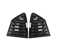 Rear Window Louver Scoop Cover Side Vent Trim For Ford For Focus 2019 2020 2021 2022 2023 Sedan Hatchback ABS Plastic(Gloss Black)