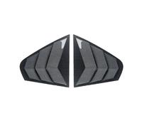 Rear Window Louver Shutters Panel Cover Trim For VW For Jetta MK6 2012 2013 2014 2015 2016 2017 2018 ABS Car Accessories(Carbon Texture)