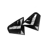 Rear Window Louver Shutters Panel Cover Trim For VW For Jetta MK6 2012 2013 2014 2015 2016 2017 2018 ABS Car Accessories(Glossy Black)