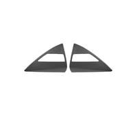 Rear Window Louver Side Window Spoiler Cover Fit For Model 3 + Highland 2024 Charging Protection Cover Carbon Fiber Patch Car Modification(Matte twill)