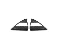 Rear Window Louver Side Window Spoiler Cover Fit For Model 3 + Highland 2024 Charging Protection Cover Carbon Fiber Patch Car Modification(Bright twill)