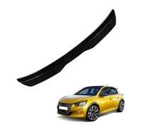Rear Window Roof Spoiler for Peugeot 208 2012 2013 2014 2015 2016 2017 2018, ABS Car Rear Trunk Roof Spoiler Tail Wing, Exterior Modification Accessories,A BLACK