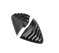 Rear Window Side Splitter Wing For Seat For Leon For MK2 2008-2012 2 Pcs Rear Triangle Window Spoiler Louver Shutter Cover(Carbon fiber pattern)