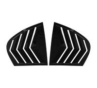 Rear Window Side Spoiler For 5 Series For E60 2004-2010 Car Styling Rear Window Louvers Rear Triangle Window Shade Spoiler Bodykits(Black)