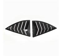 Rear Window Side Spoiler For Chevy For Camaro 5th Gen 2010-2015 Car Rear Window Shutter Cover Spoiler Gloss Black Side Louver(Carbon Fiber)