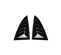 Rear Window Side Spoiler For Tesla For Model 3 For Highland 2024 2025 Rear Side Window Shutter Cover Trim Triangle Louver(Glossy Black)