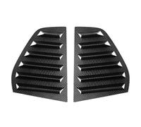 Rear Window Side Spoiler For VW For Golf 5 For MK5 2003-2010 Car Rear Triangle Blinds Louvers Cover Protector Stickers Rear Glass Window Shutter(Carbon Look)