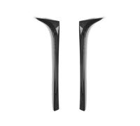 Rear Window Side Spoiler For VW For Golf 7 7.5 For MK7 For MK7.5 2014-2018 Glossy Black ABS Rear Window Side Trunk Spoiler Canard Accessories(Carbon Fiber)