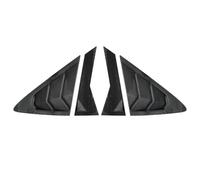 Rear Window Side Spoiler Wing For Hyundai For Verna 2010 2011 2012 2013 2014 2015 2016 2Pcs Car Rear Window Side Vent Shutter Louver Cover Trim(Carbon Fiber look)