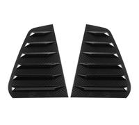 Rear Window Side Spoiler Wing For VW For Golf For MK 7 2PCS Car Rear Window Shutter Cover Trim Louver Side Vent(Carbon Look)