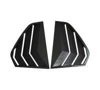 Rear Window Side Spoiler Wing For VW For Golf For MK8 2020-2023 2PCS Car Rear Window Shutter Cover Trim Louver Side Vent(Gloss Black)