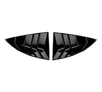 Rear Window Side Spoiler Wing Kit For Tesla For Model Y 2021 2022 2023 2024 Rear Triangle Window Trim Covers Shutter(2PCS Black)