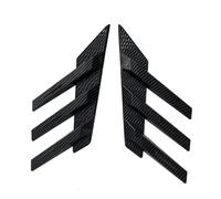 Rear Window Side Spoiler Wing Universal Rear Windshield Side Spoiler Side Vents Decoration General Window Louvers Exterior Decorative Rear Wing(Carbon Fiber Look)