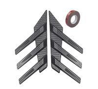 Rear Window Side Wing, Finish with Airflow Control, Universal Carbon Fiber Exterior Guard, Modern Rear Diffuser with Streamlined Design, Vehicle Spoiler for Better Stability