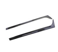 Rear Window Side Wing For VW For Polo For Mk5 6R 6C 2009 2010 2011 2012-2017 Car Rear Window Side Spoiler Fins Moulding Trim Strip Car Rear Spoilers(Carbon Fiber)