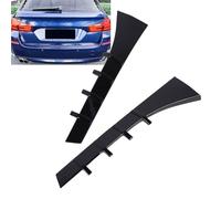 Rear Window Spoiler for 5 Series F11 Touring 2011-2017, Gloss Black ABS Plastic Pair, Aerodynamic Side Wing Trim, Sporty Styling Upgrade, Easy Fitment Accessories for Rear Window, High-Gloss Finish