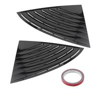 Rear Window Spoiler Side Trim Car Exterior Cover Stylish Sporty Design Enhances Vehicle Appearance for 2017 2019 ABS Material 3 Color Options (Carbon Fiber Pattern)