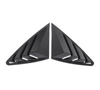 Rear Window Window Covered in the Grid, Cover Cover Easy to Install for the Replacement of the Vehicle for GLC Coupe C254 (Bright Black) (Carbon Fiber Style)