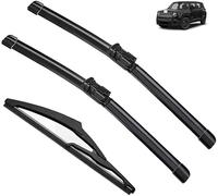 Rear Windscreen Wiper Blade and Arm Set Fit for Jeep Renegade 2015-2019 22IN+20IN+9IN, Windscreen Wiper Assembly Replacement.