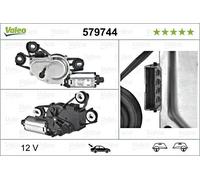 Rear Windscreen Wiper motor 12V VALEO Fits Seat Toledo III 3 Leon Altea XL 2004-
