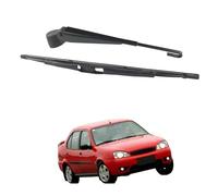 Rear Windshield Wiper Blade Arm Kit for Ford Fiesta 2004-2008 OE: 2S61-17406-AA/2S61 17406 AA/2S6117406AA, Complete Rear Wiper Assembly Replacement