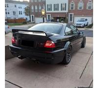 Rear Wing Auto Car Rear Trunk Spoiler Wing For BMW E46 Coupe For M3 2Door 1998-2006 ABS Material Spoiler Primer Lacquer Trunk Wing Spoiler Wing(Glossy Black)
