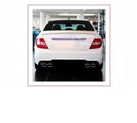 Rear Wing Auto For Benz C-Class W204 C180 C200 C220 C260 C300 2007 2008 2009-2014 Rear Trunk Lid Boot Ducktail Lip Spoiler Wings Spoiler Wing(White)