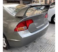 Rear Wing Auto For Civic FD2 Black Red Spoiler 2006 2007 2008-2015 ABS Material Car Rear Wing Primer Color Rear Spoiler Car Styling Spoiler Wing(Grey and black)