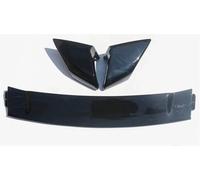 Rear Wing Auto Suitable For Civic 7th Generation FD2 2001 2002 2003 2004 2005 ABS Spoiler Three Piece Car Trunk Lid Rear Mudguard Spoiler Wing(Black topcoat)