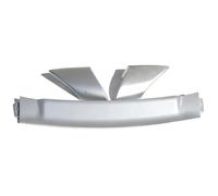 Rear Wing For Accord ABS FD2 Spoiler 2008 2009 2010 2011 2012 2013 Three Parts For Accord Car Boot Cover Rear Wing Spoiler Wing(Silver)