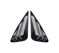 Rear Wing For Lexus NX 2015-2021 Car Rear Louver Window Side Shutter Cover Trim Sticker Vent Scoop ABS Carbon Fiber Style Gloss Black Auto Lip Spoiler(Gloss Black)