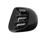 Rear Wing Side Air Vent Cover Trims, Replacement for Smart Fortwo 453 2015-2021, Carbon Fiber Style ABS Material with Anti - Coating, Easy to Install Car Exterior Styli (Glossy Black)