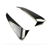 Rear Wing Spoiler 2 Pcs For Benz C Coupe C205 2015 2016 2017 2018 2019 AMG Car Rear Bumper Spoiler Side Splitter Canard Decoration Cover Trim By ABS(Carbon Fiber)