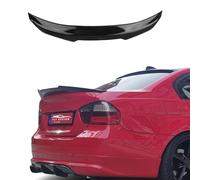 Rear Wing Spoiler compatible with BMW 3er E90 Extra High Gloss Black