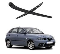 Rear Wiper Arm Blade for Seat Ibiza 6L 6J 2002-2012, Back Windscreen Wiper Assembly Rubber Cleaning Window Replacements Parts