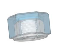 Rear Wiper Arm Nut Cap Cover for Vauxhall Opel Mokka X - M8 13mm Hex Bolt Cap - Tailgate Windscreen Washer Blade Arm Protection - Anti-Corrosion Dust Cover | 2EO