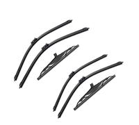 Rear Wiper Blade Fit For Vauxhall/Fit For Opel Mokka 2012-2019 Front Rear Windshield Four Seasons Durable Accessories 3PCS Car Wiper Car Left Right Wiper(6PCS)